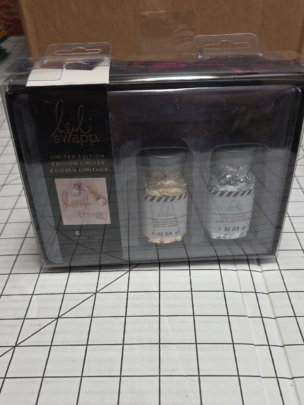 Heidi Swapp Foil Duo - Gold & Silver For Word And Arrow Wall Art Kit. NIB